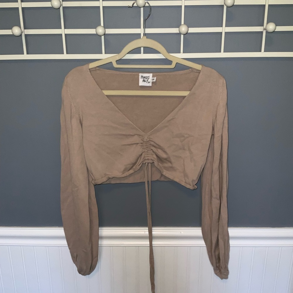 Knit Cinch Crop